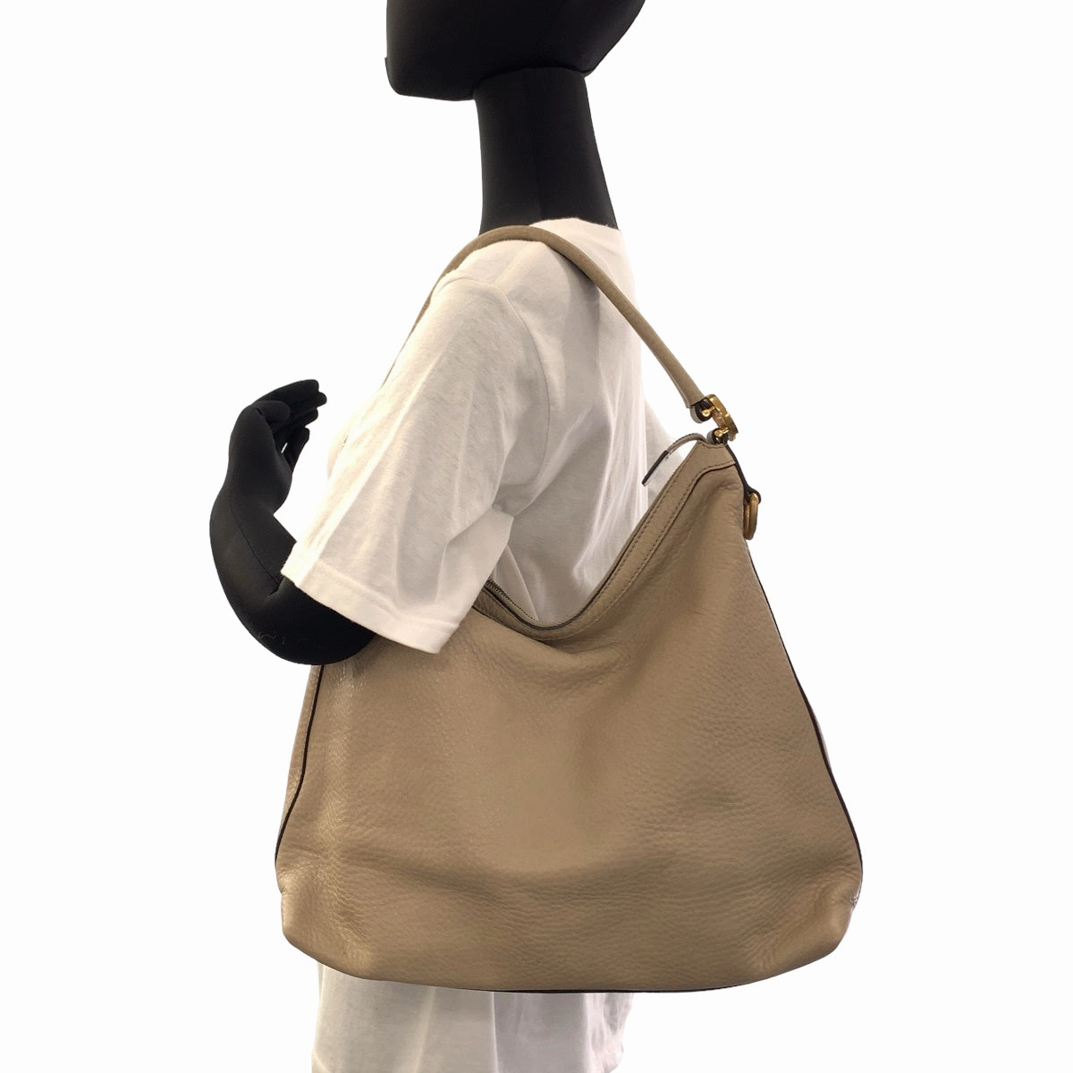 Gucci Leather Interlocking Hobo Shoulder Bag