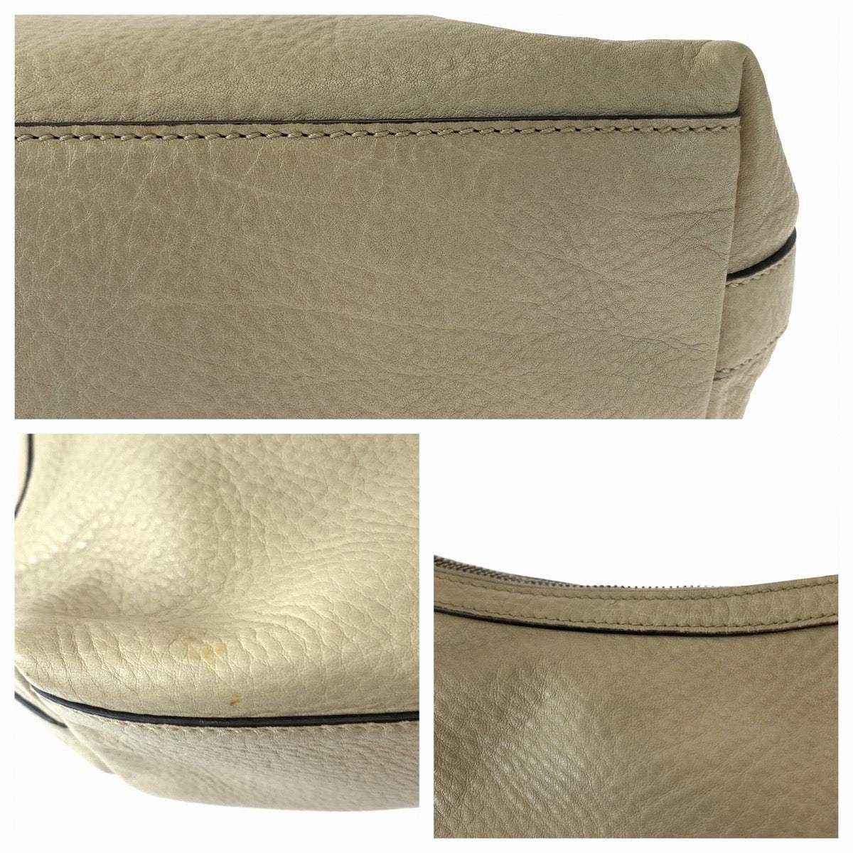 Gucci Leather Interlocking Hobo Shoulder Bag