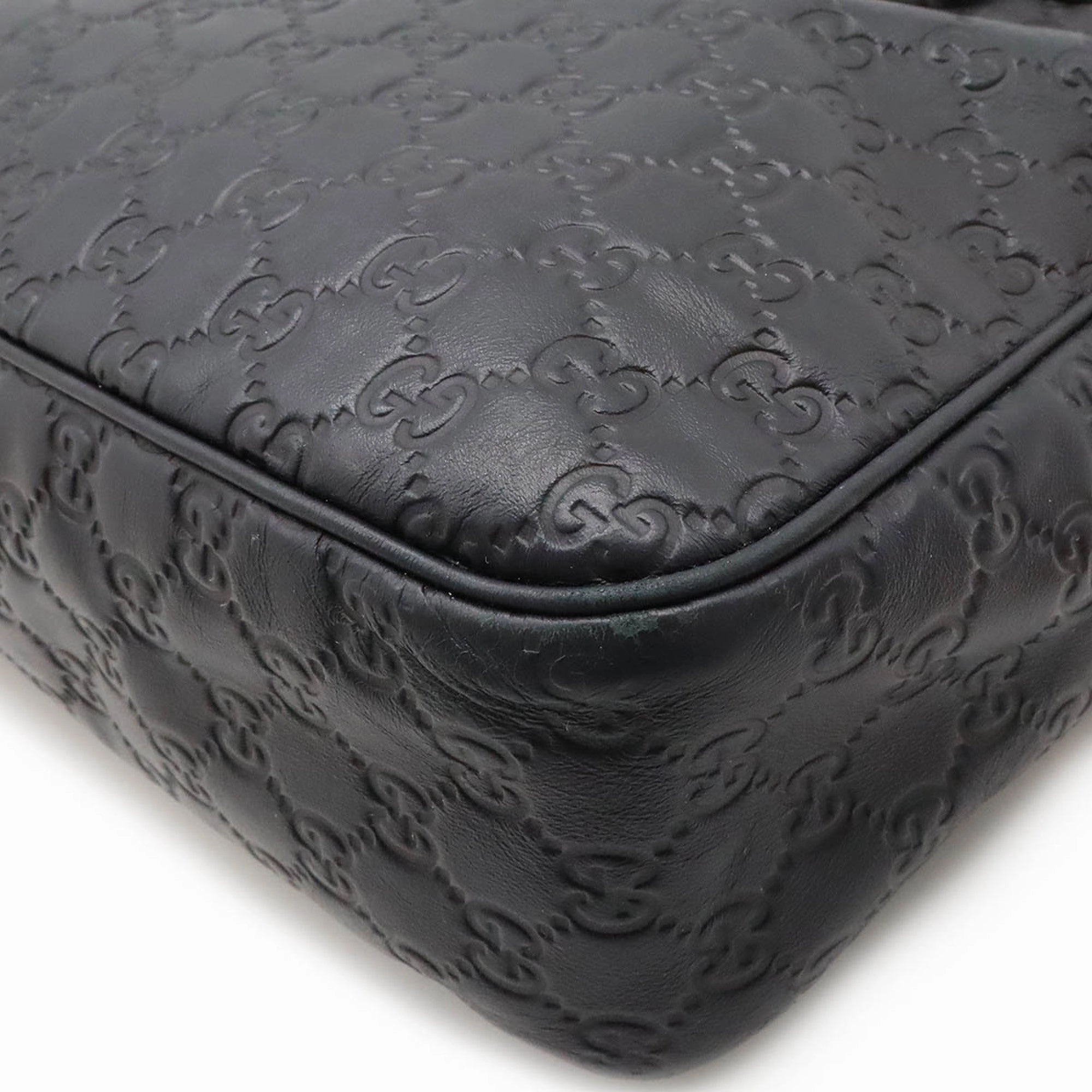 Gucci  Leather Shoulder Bag (Pre-Owned)