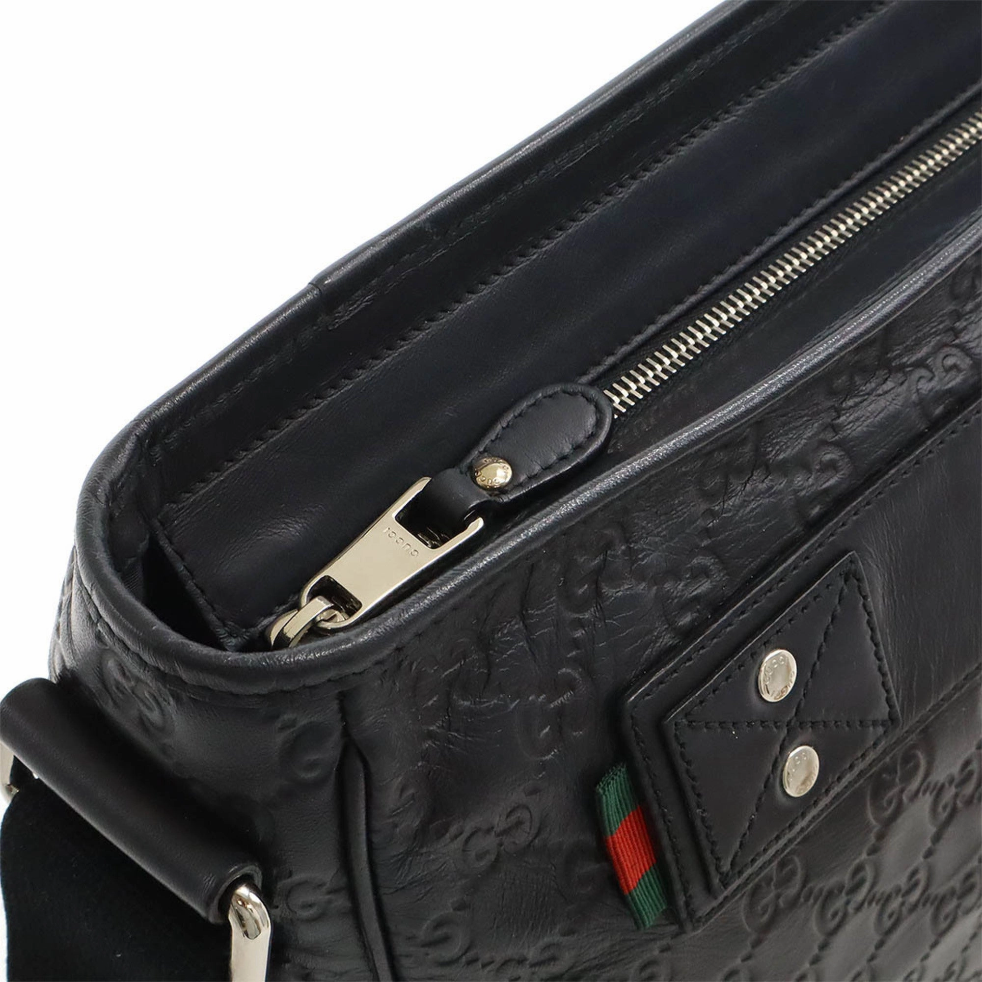 Gucci  Leather Shoulder Bag (Pre-Owned)
