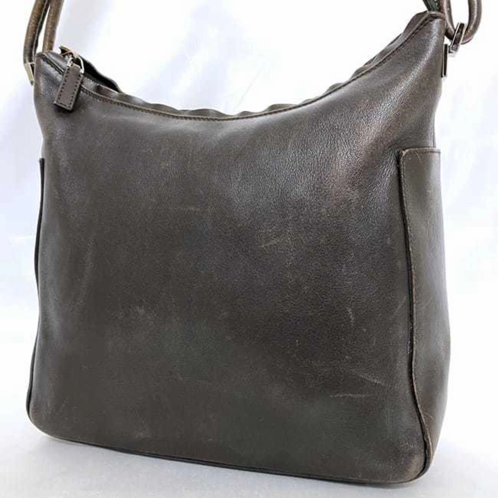 Gucci  Leather Shoulder Bag (Pre-Owned)