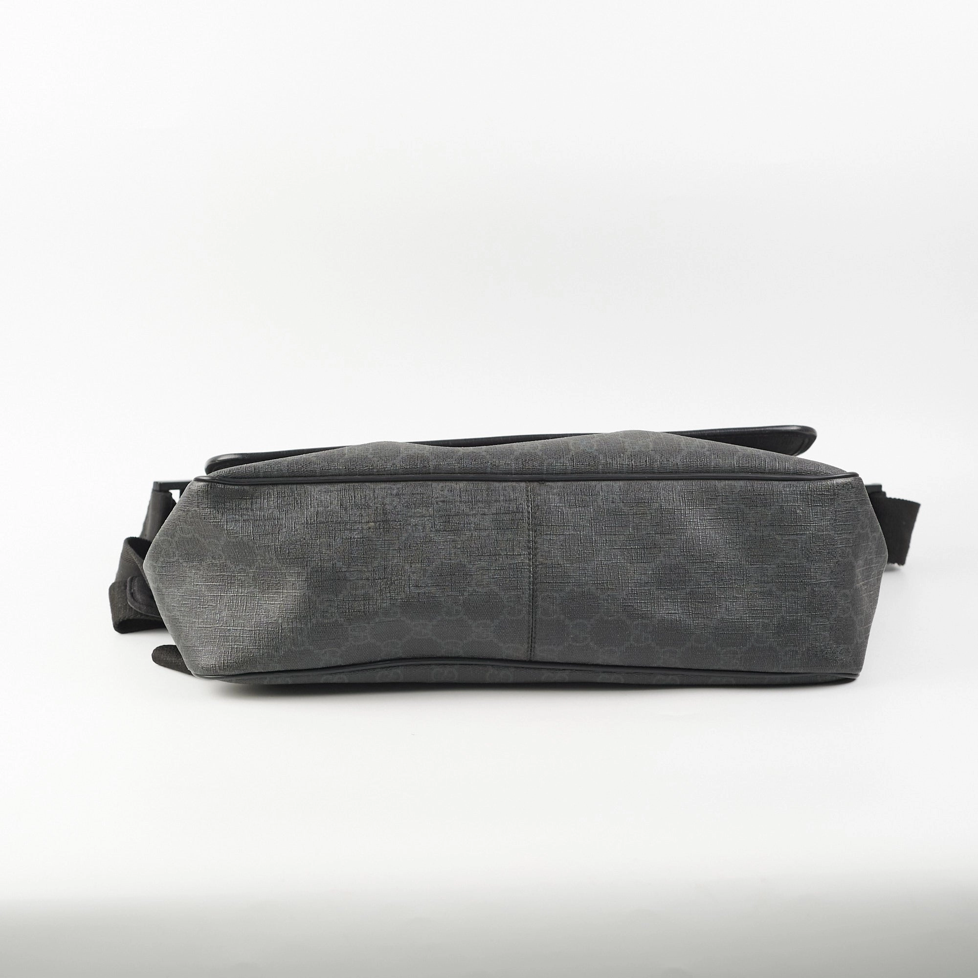 Gucci Mens Black Shoulder Monogram Bag