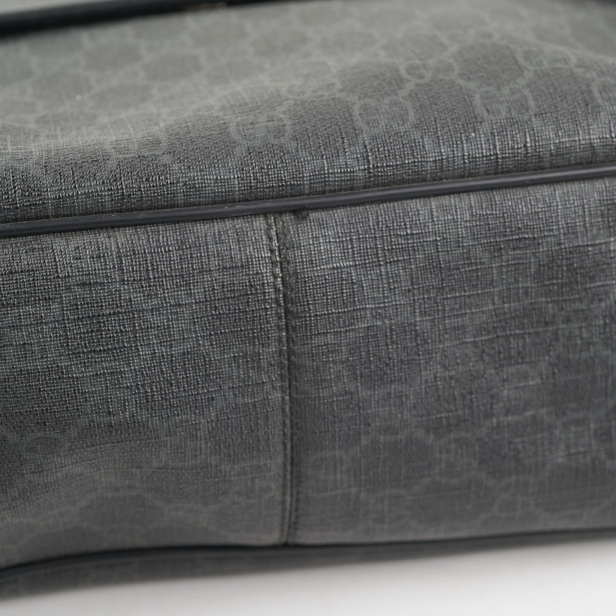 Gucci Mens Black Shoulder Monogram Bag