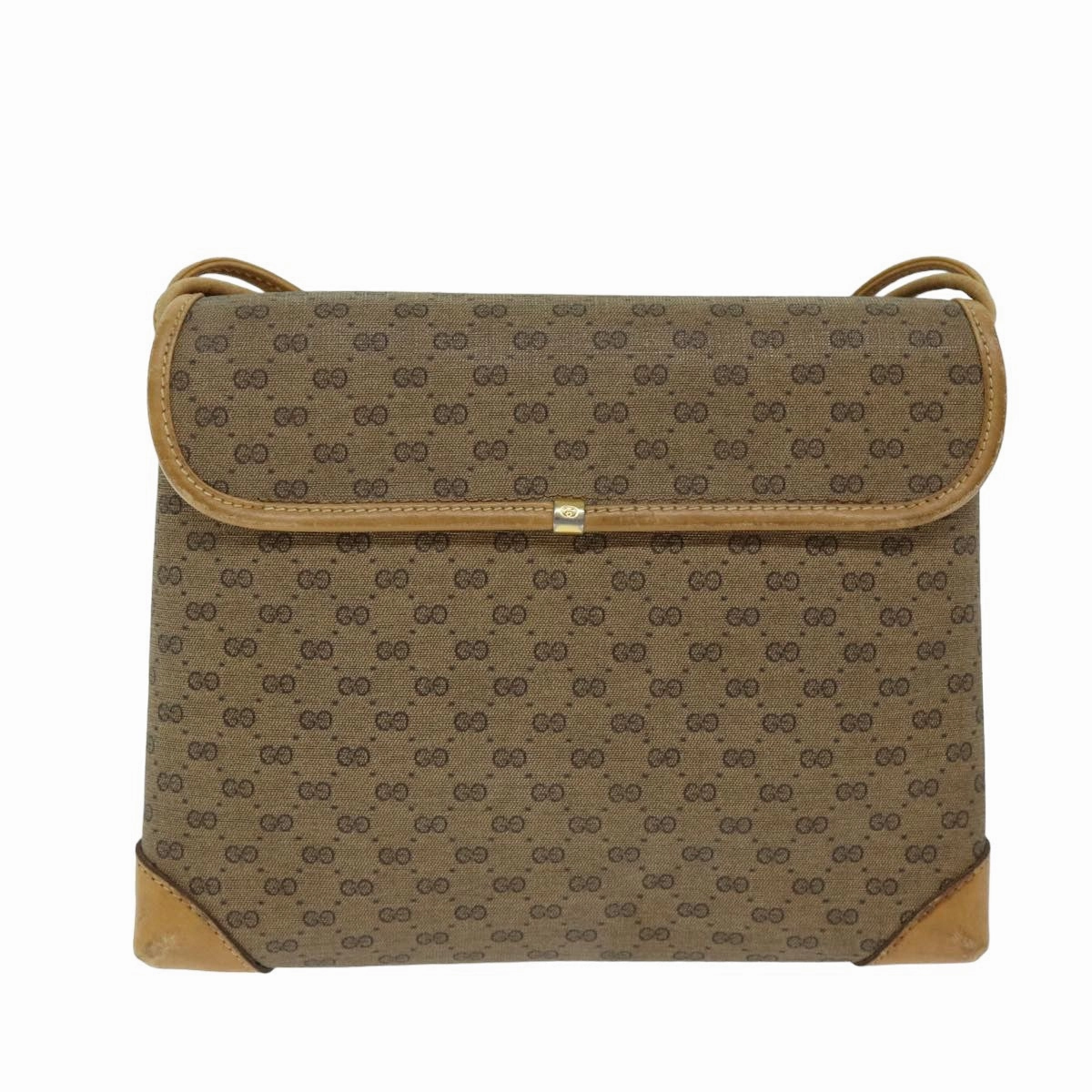 GUCCI Micro GG Supreme Shoulder Bag PVC Leather Beige 007 49 5548  th4994