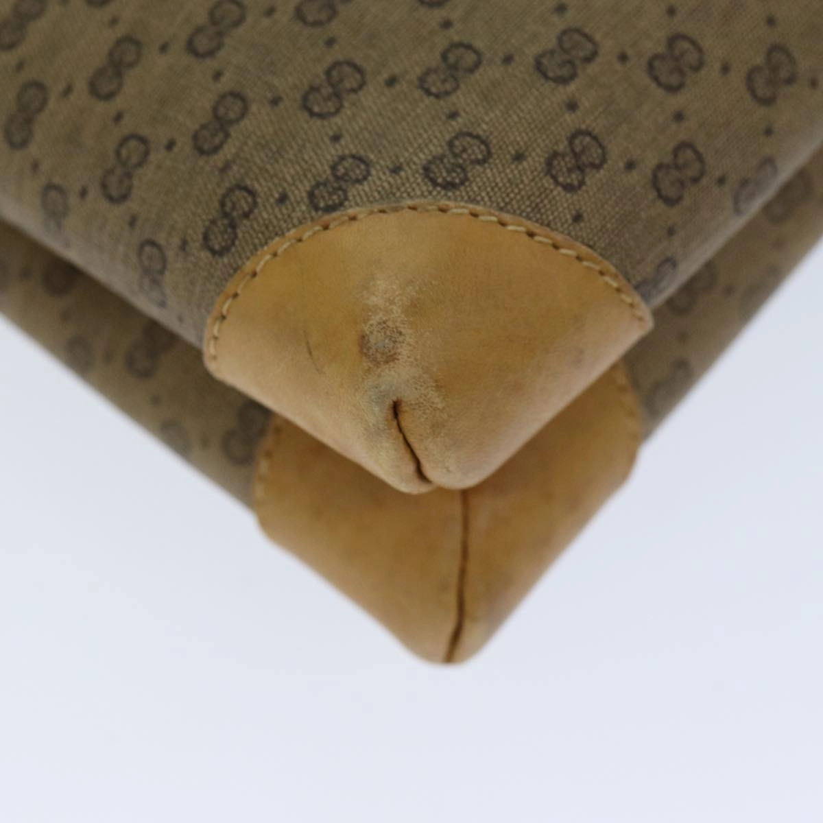 GUCCI Micro GG Supreme Shoulder Bag PVC Leather Beige 007 49 5548  th4994