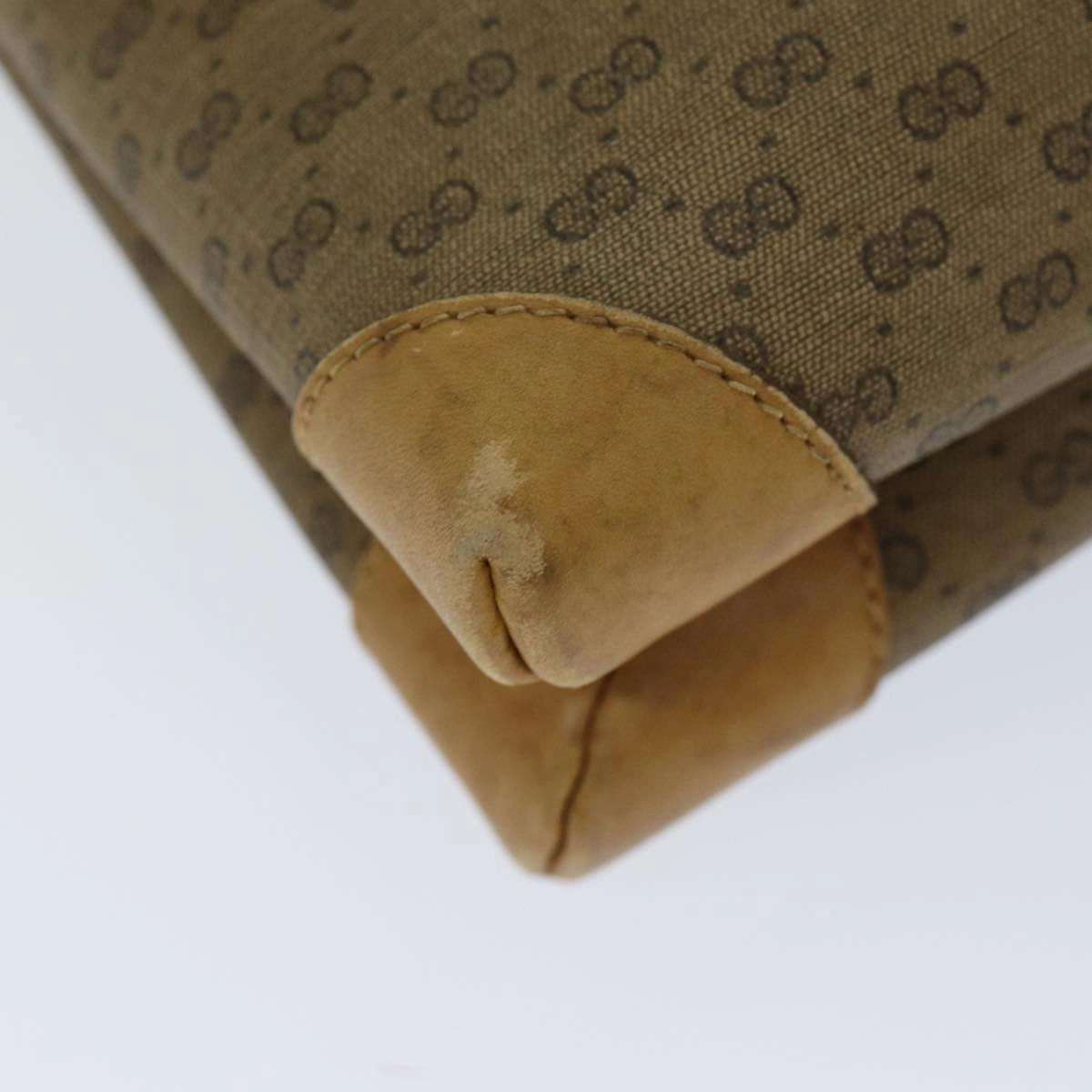 GUCCI Micro GG Supreme Shoulder Bag PVC Leather Beige 007 49 5548  th4994