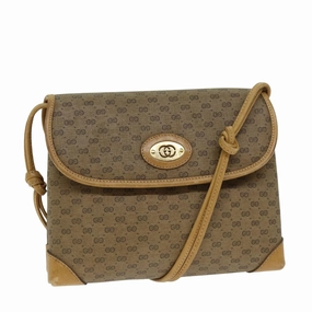 GUCCI Micro GG Supreme Shoulder Bag PVC Leather Beige 007 49 5548  th4994