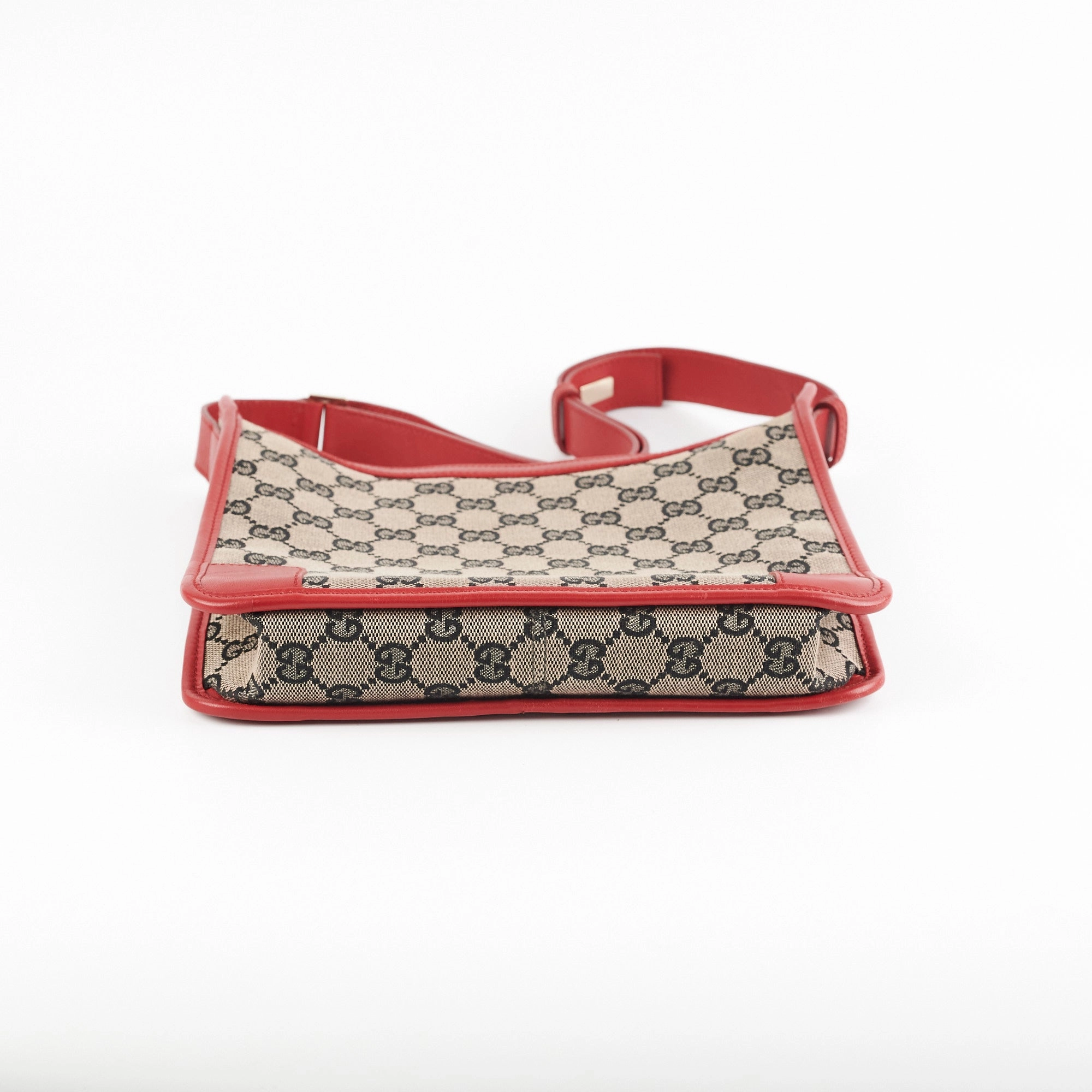Gucci Monogram Red Shoulder Bag