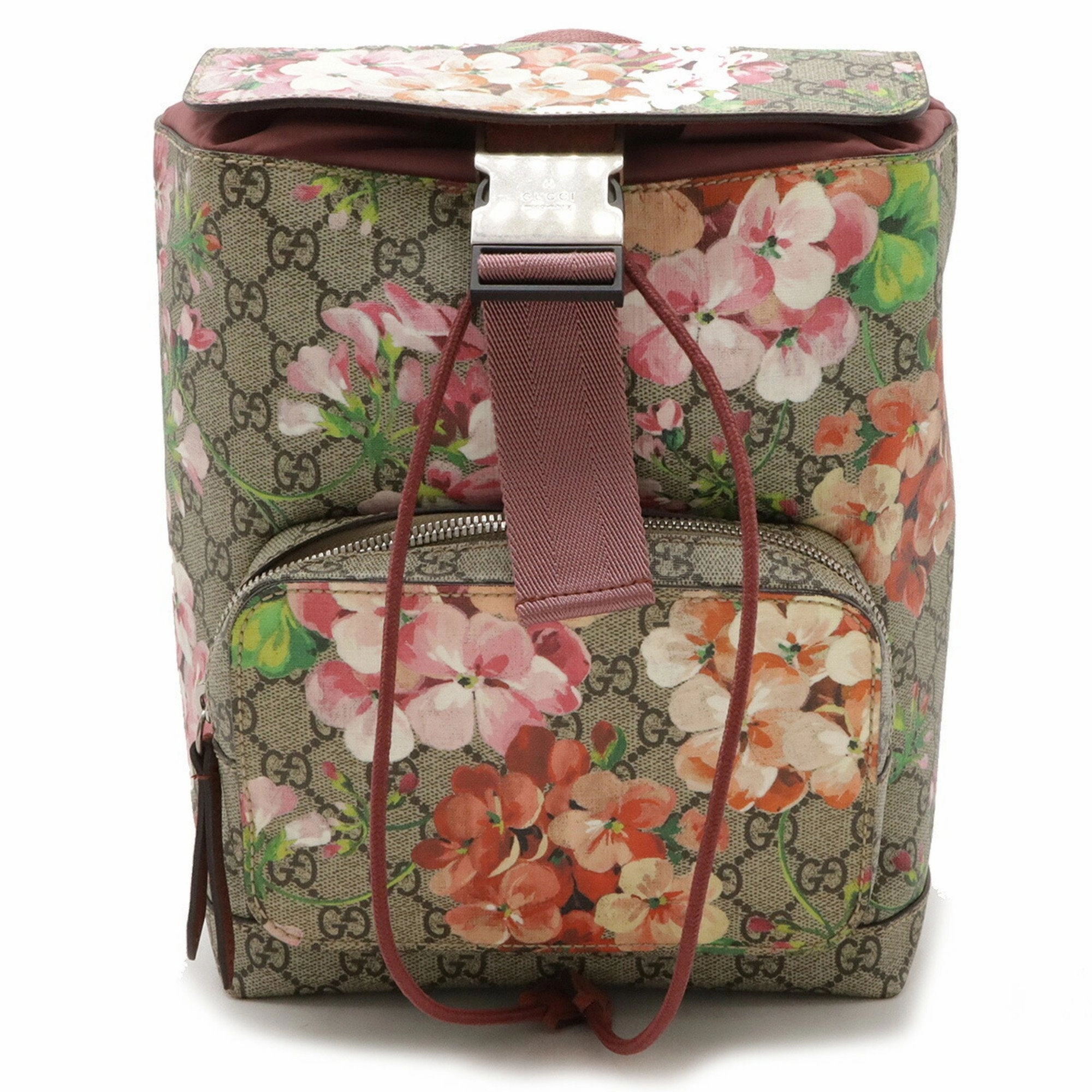 Gucci Multi-Color Pink Pvc Suede Backpack ()