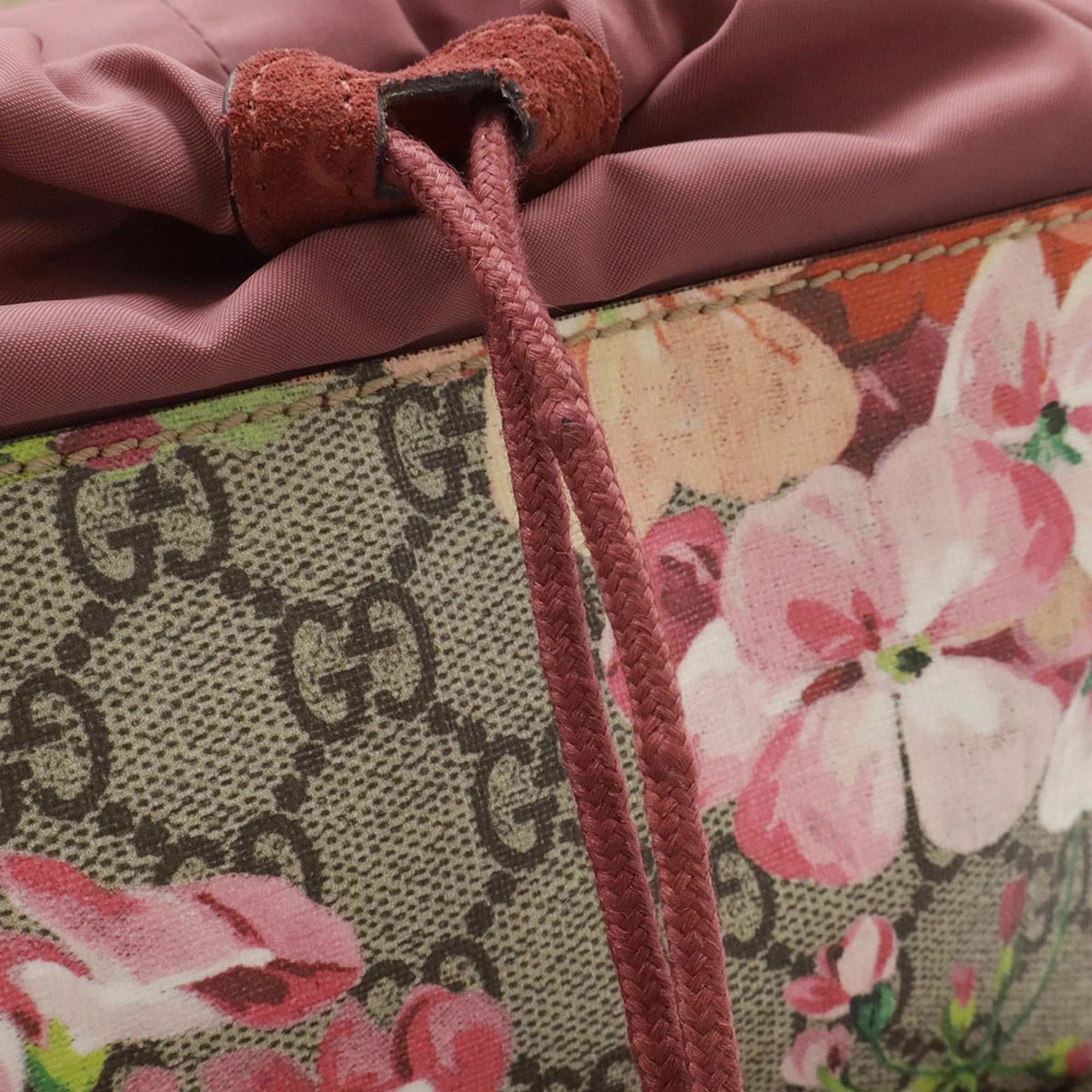 Gucci Multi-Color Pink Pvc Suede Backpack ()