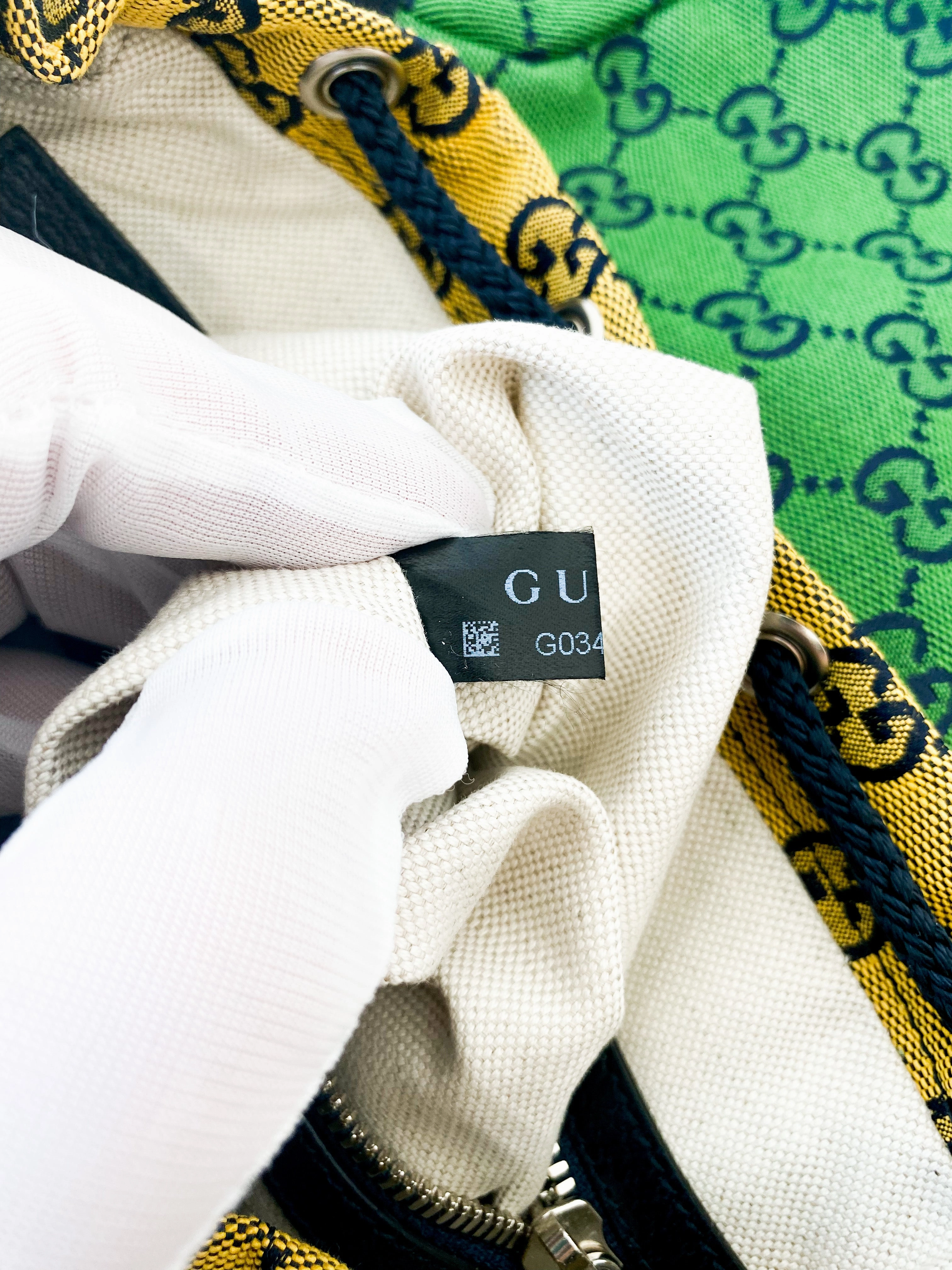 Gucci Multicolor GG Canvas Backpack