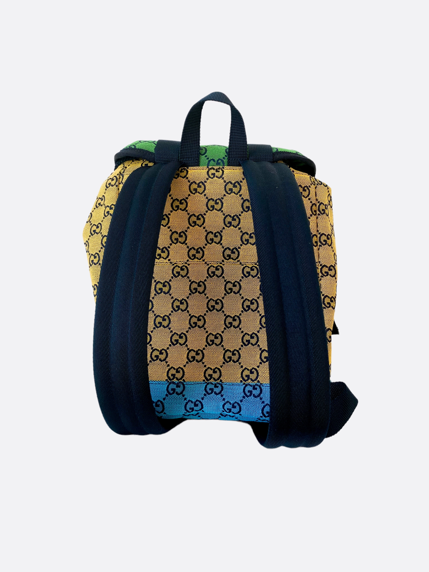 Gucci Multicolor GG Canvas Backpack