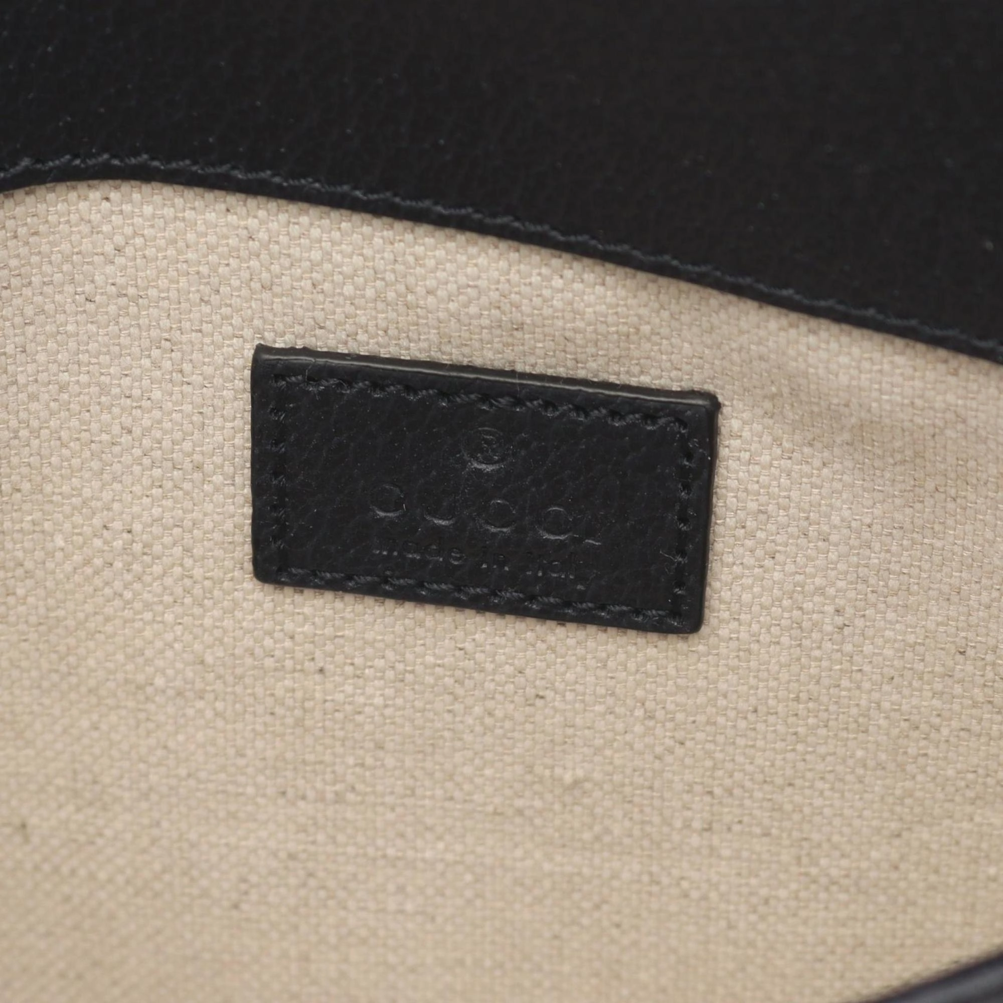 Gucci  Navy Pvc Leather Fanny Pack (Pre-Owned)