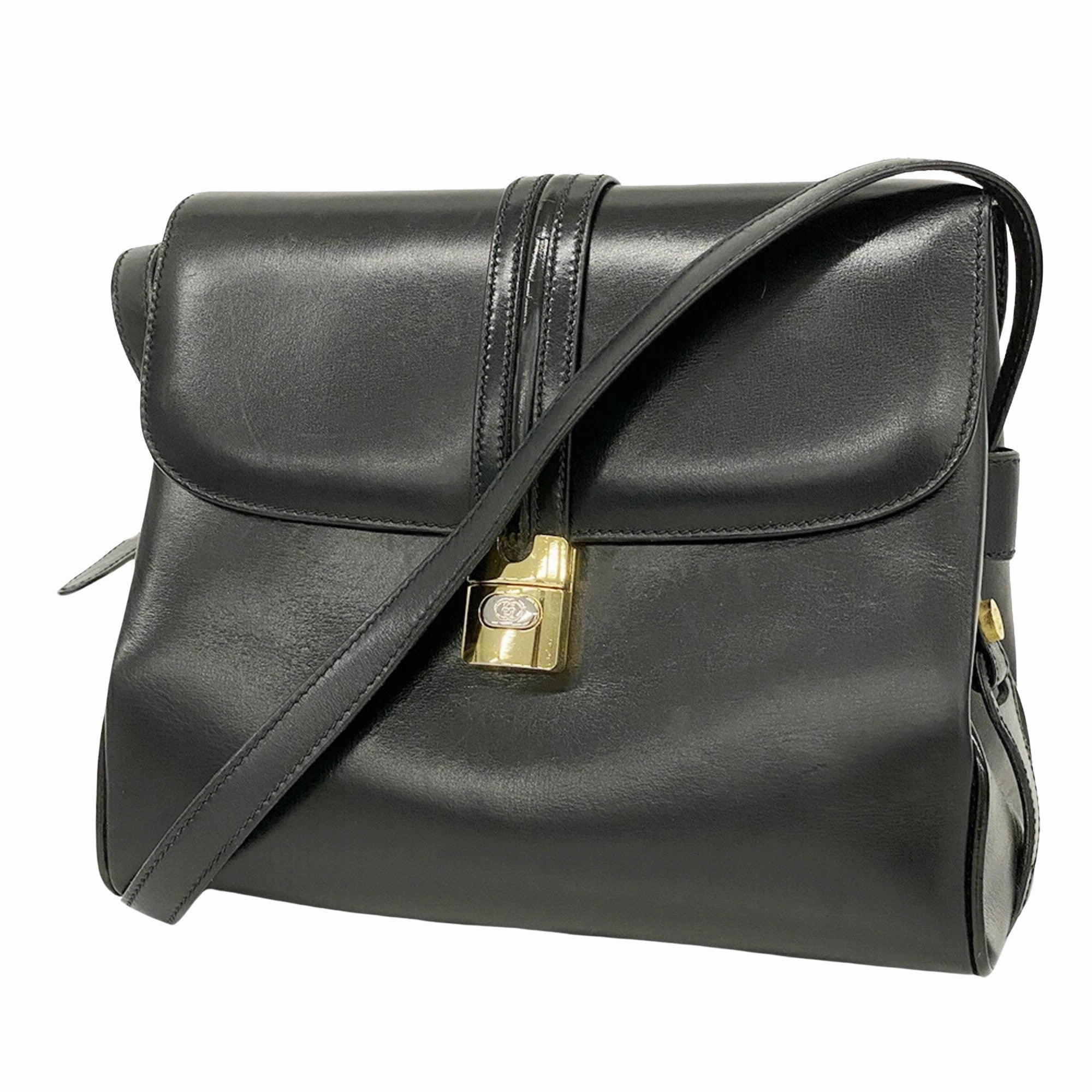Gucci Old Gucci  Leather Shoulder Bag ()