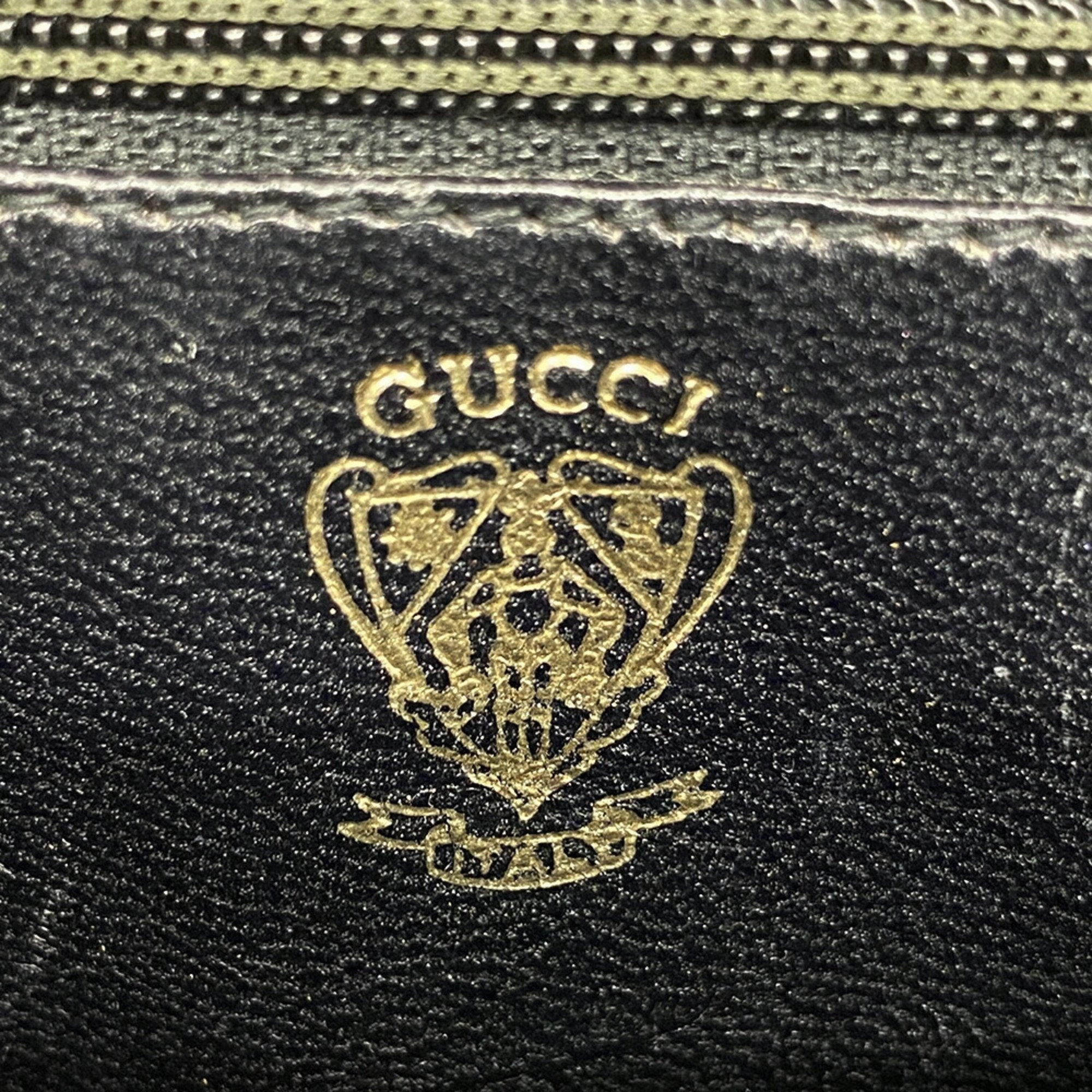 Gucci Old Gucci  Leather Shoulder Bag ()