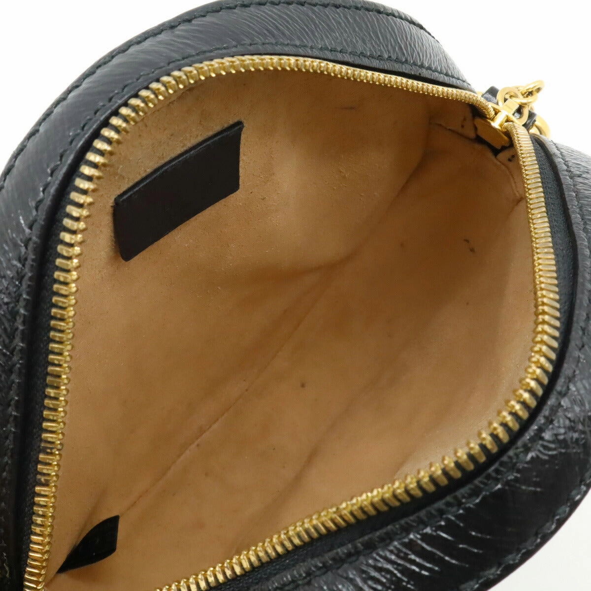 Gucci Ophidia GG Marmont Suede Patent Leather Shoulder Bag