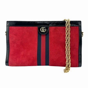 Gucci Ophidia  Suede Shoulder Bag ()
