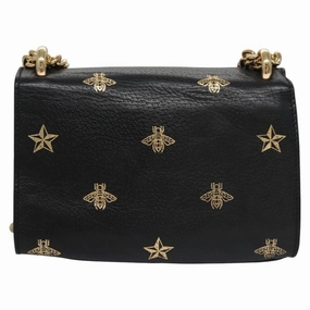 Gucci Padlock Black Leather Shoulder Bag ()