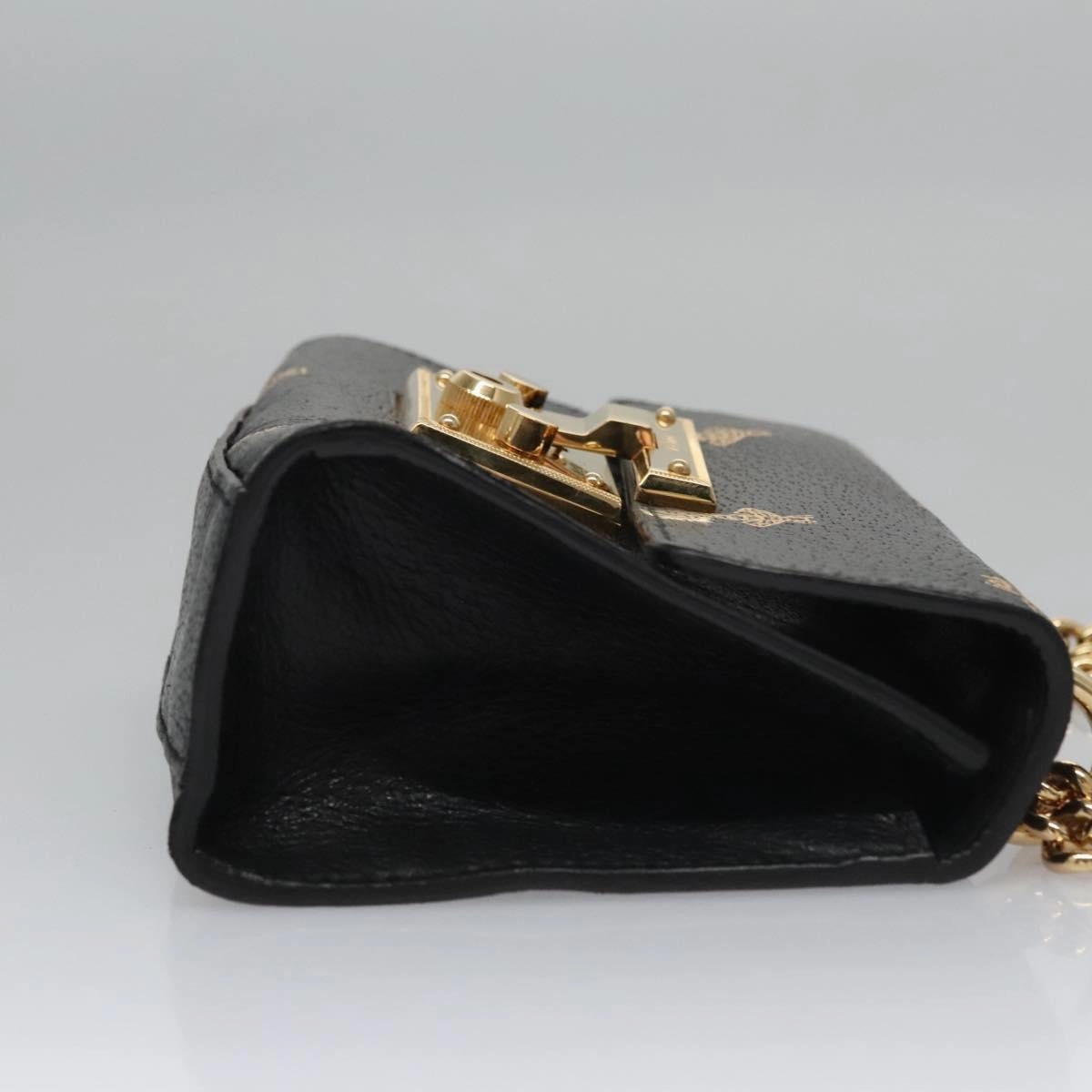 Gucci Padlock Black Leather Shoulder Bag ()