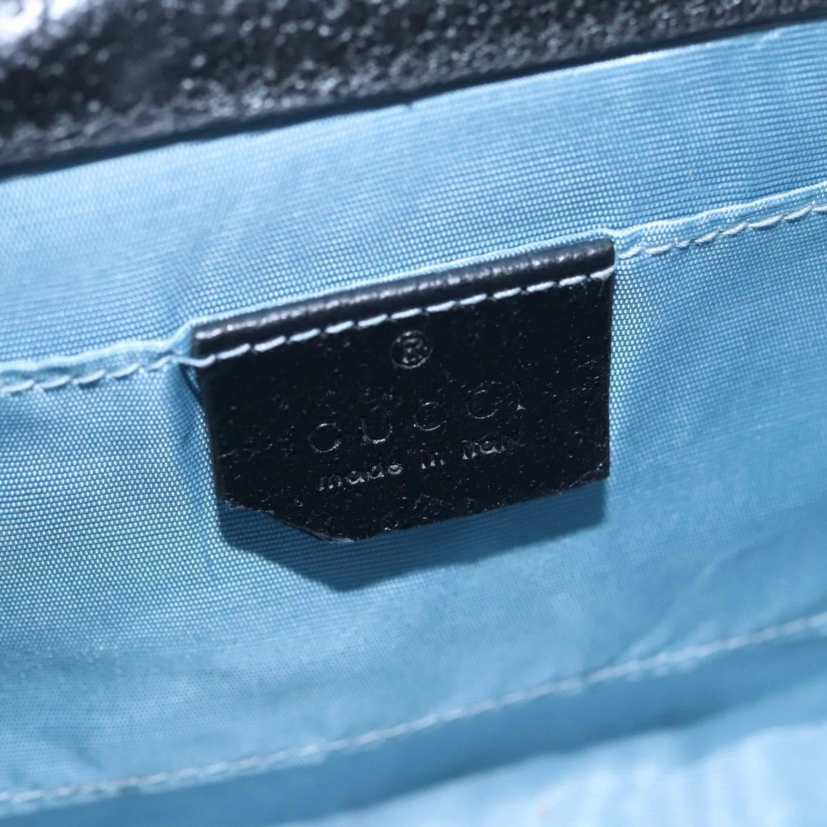 Gucci Padlock Black Leather Shoulder Bag ()