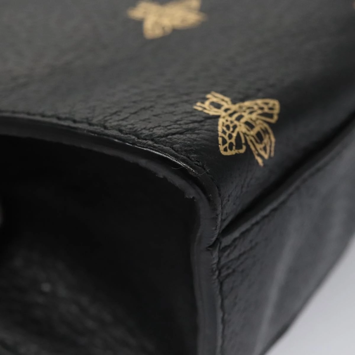 Gucci Padlock Black Leather Shoulder Bag ()