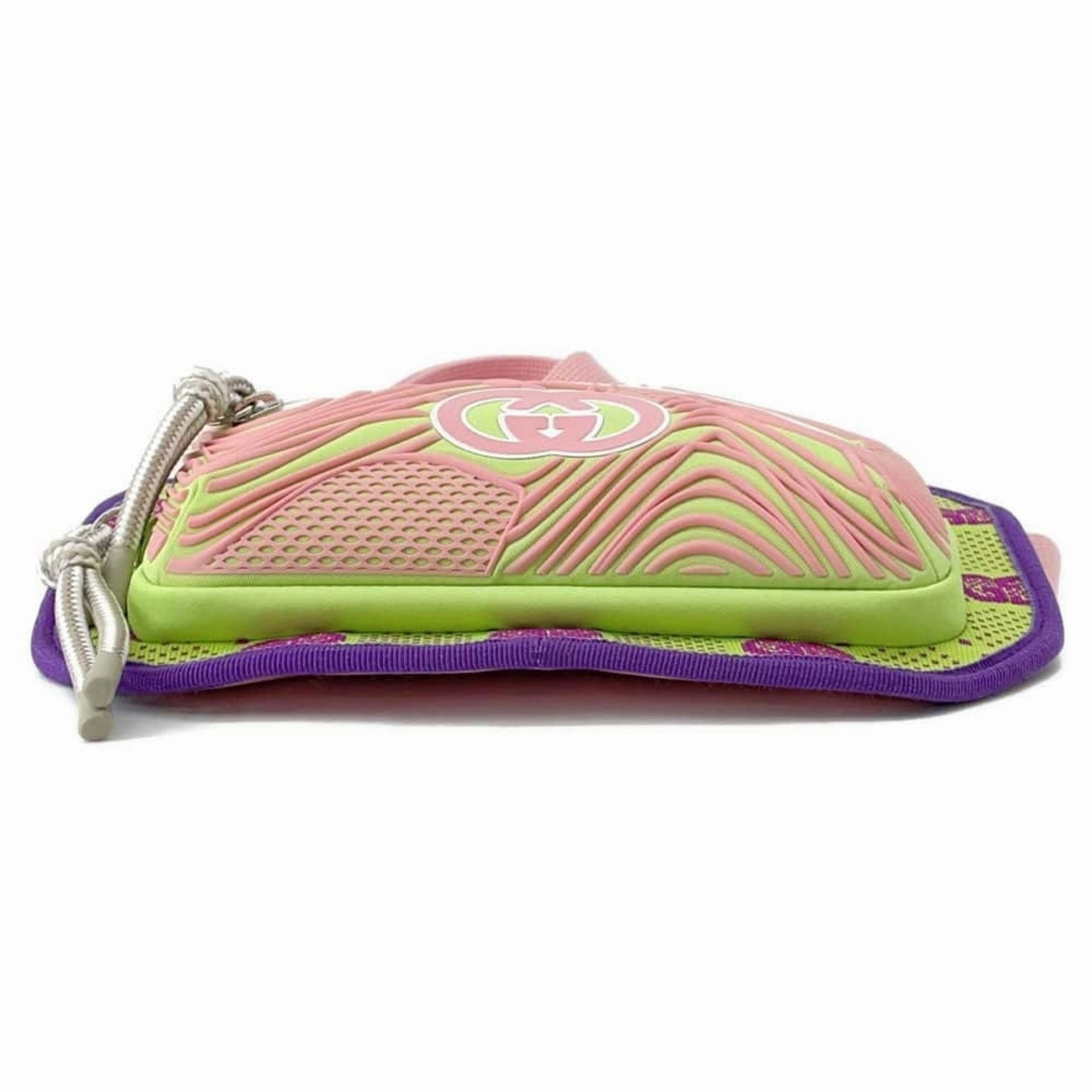 Gucci pink Nylon Rubber Sling Bag (Pre-Owned)