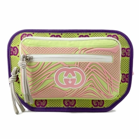 Gucci pink Nylon Rubber Sling Bag (Pre-Owned)