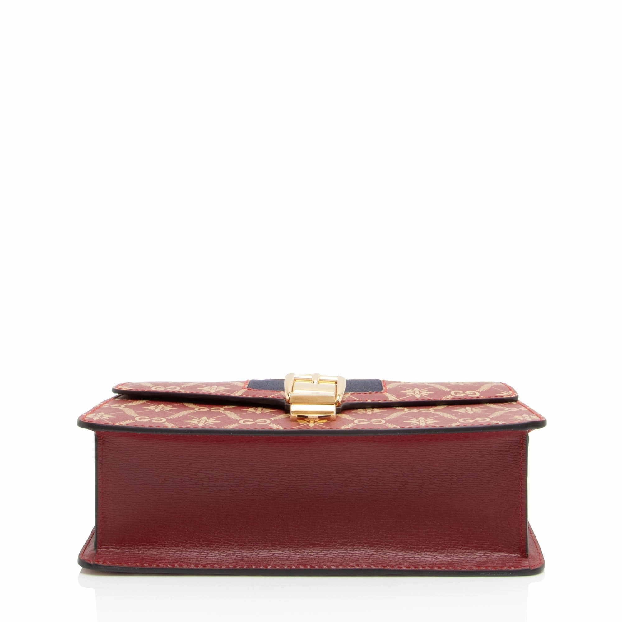 Gucci Printed Calfskin Sylvie Small Shoulder Bag (SHF-9AqYxv)