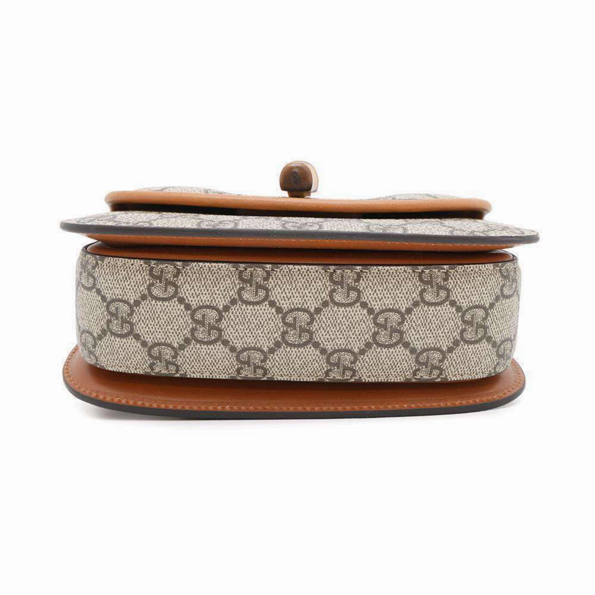 Gucci Pvc Leather Handbag Sling Bag (Pre-Owned)