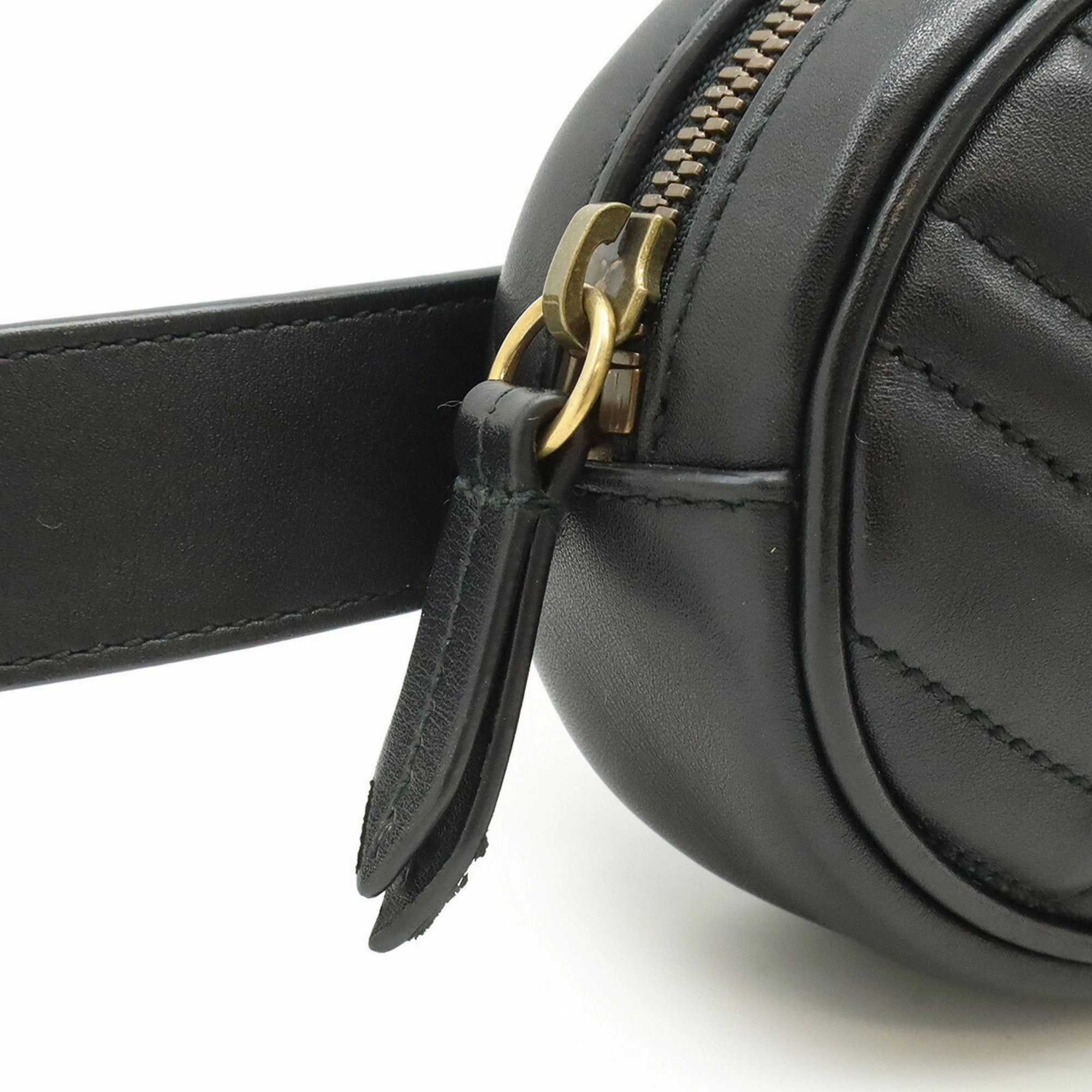Gucci Quilting Leather Fanny Pack Pouch Sling Bag (Pre-Owned)