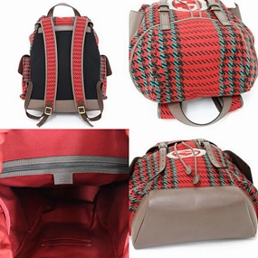 Gucci Red Color Backpack ()