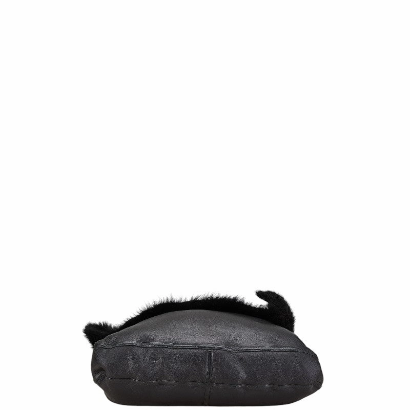 Gucci Reversible Mink Leather Shoulder Bag