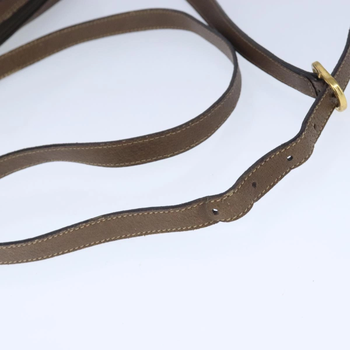 Gucci Sherry  Canvas Shoulder Bag (Pre-Owned)