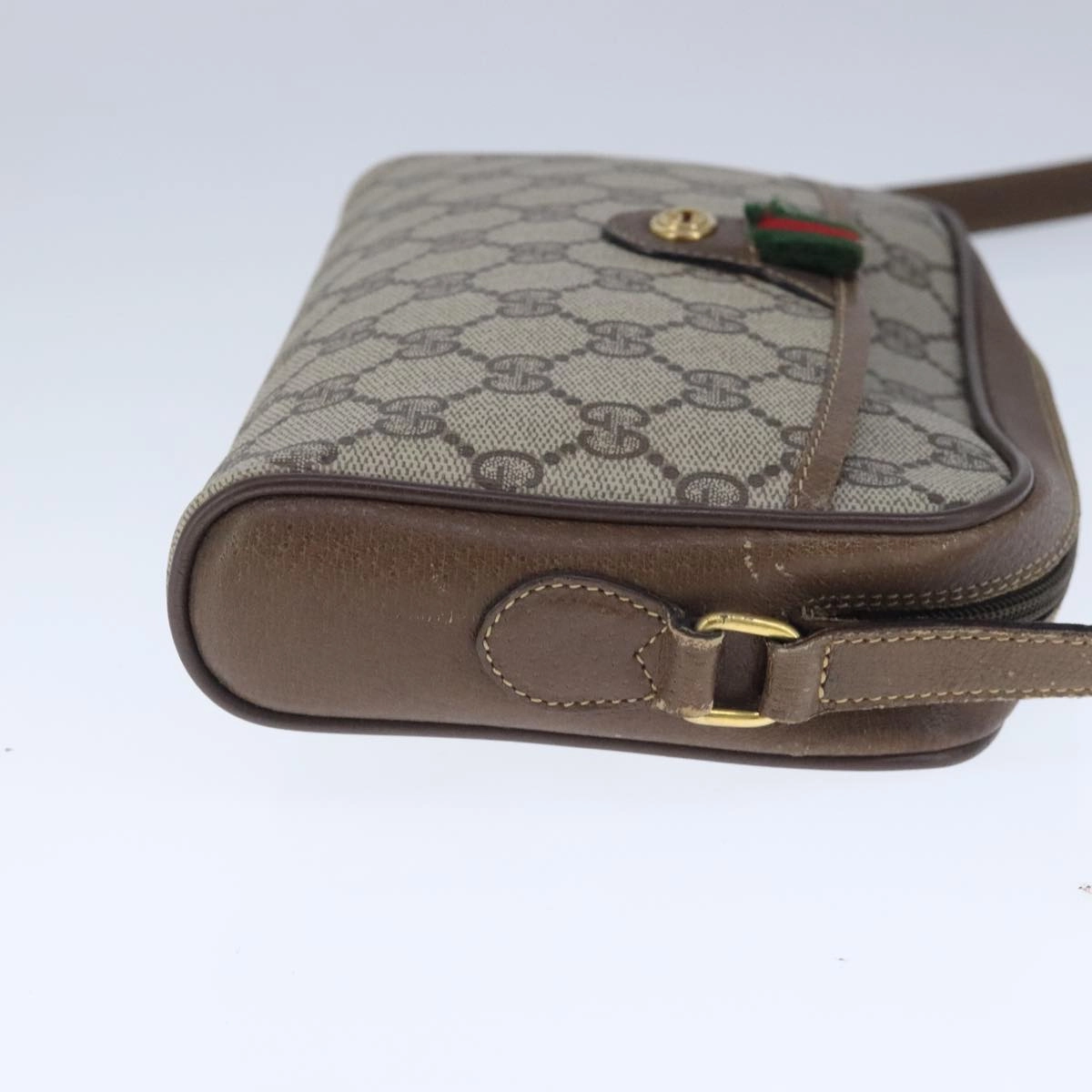 Gucci Sherry  Canvas Shoulder Bag (Pre-Owned)