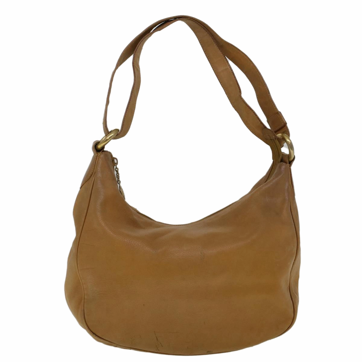 GUCCI Shoulder Bag Leather Beige 001 115 1373  bs8793