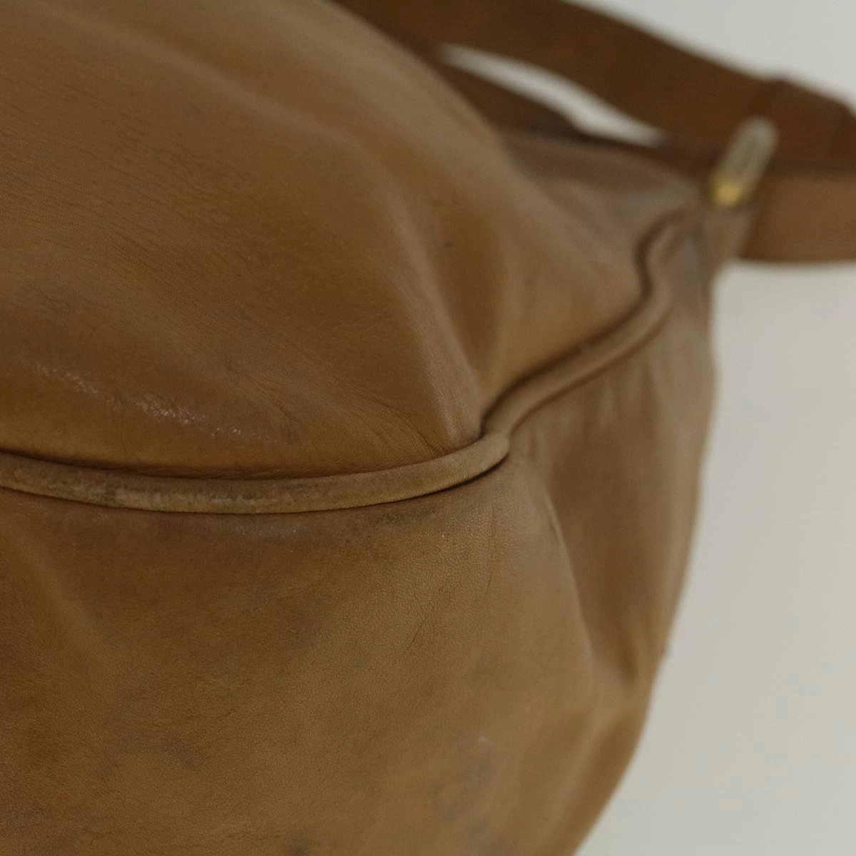 GUCCI Shoulder Bag Leather Beige 001 115 1373  bs8793