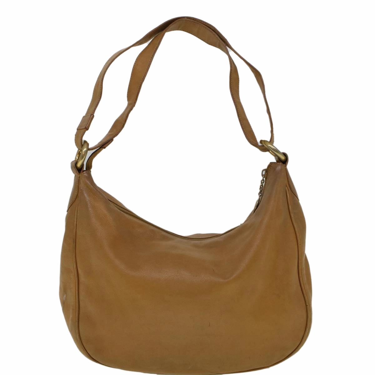 GUCCI Shoulder Bag Leather Beige 001 115 1373  bs8793