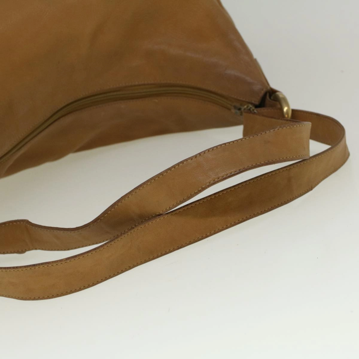 GUCCI Shoulder Bag Leather Beige 001 115 1373  bs8793