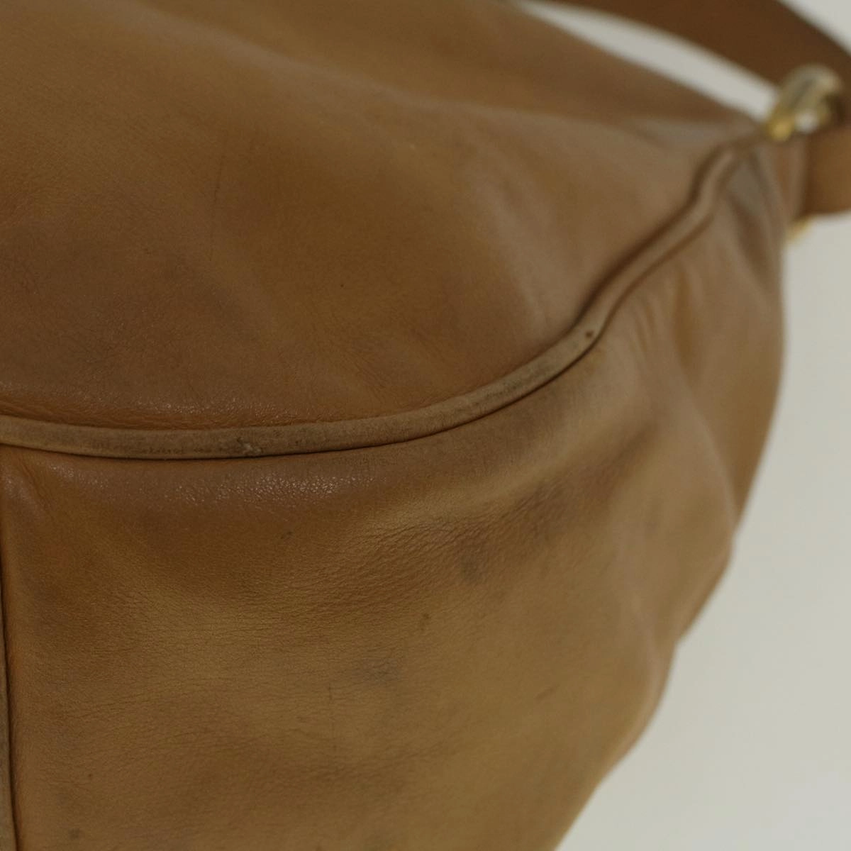GUCCI Shoulder Bag Leather Beige 001 115 1373  bs8793