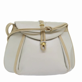 GUCCI Shoulder Bag Leather Beige  ep4257