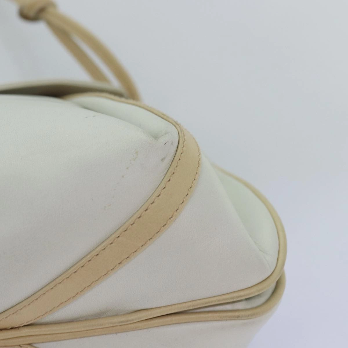 GUCCI Shoulder Bag Leather Beige  ep4257