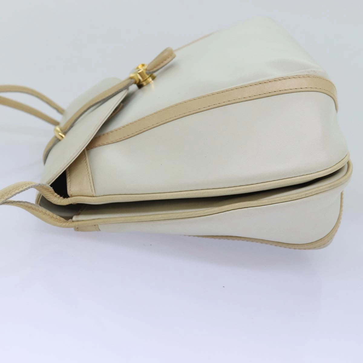 GUCCI Shoulder Bag Leather Beige  ep4257