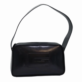 GUCCI Shoulder Bag Leather Black 001 3031  77398