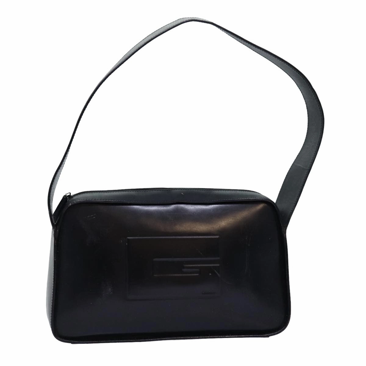 GUCCI Shoulder Bag Leather Black 001 3031  77398