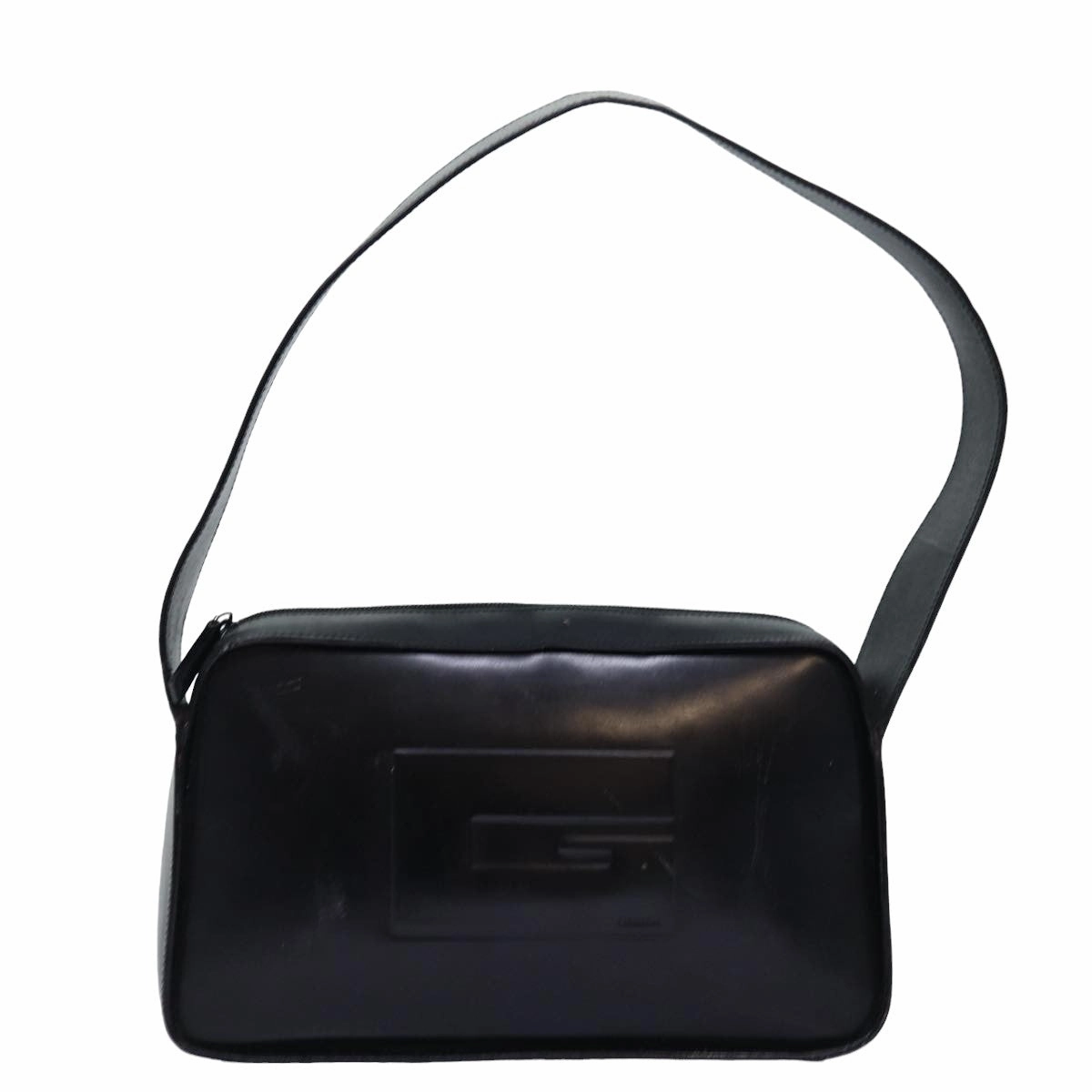 GUCCI Shoulder Bag Leather Black 001 3031  77398