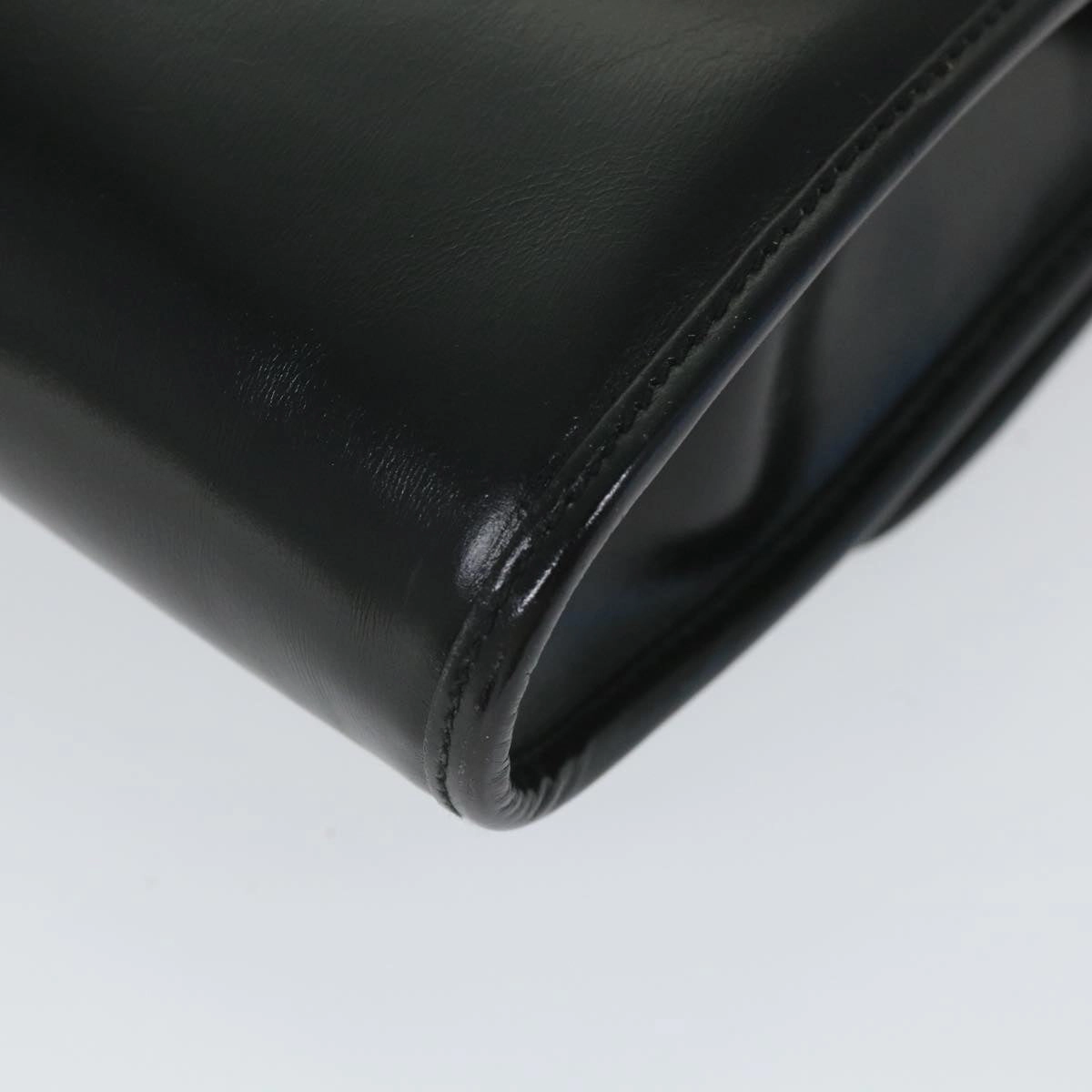 GUCCI Shoulder Bag Leather Black  57326