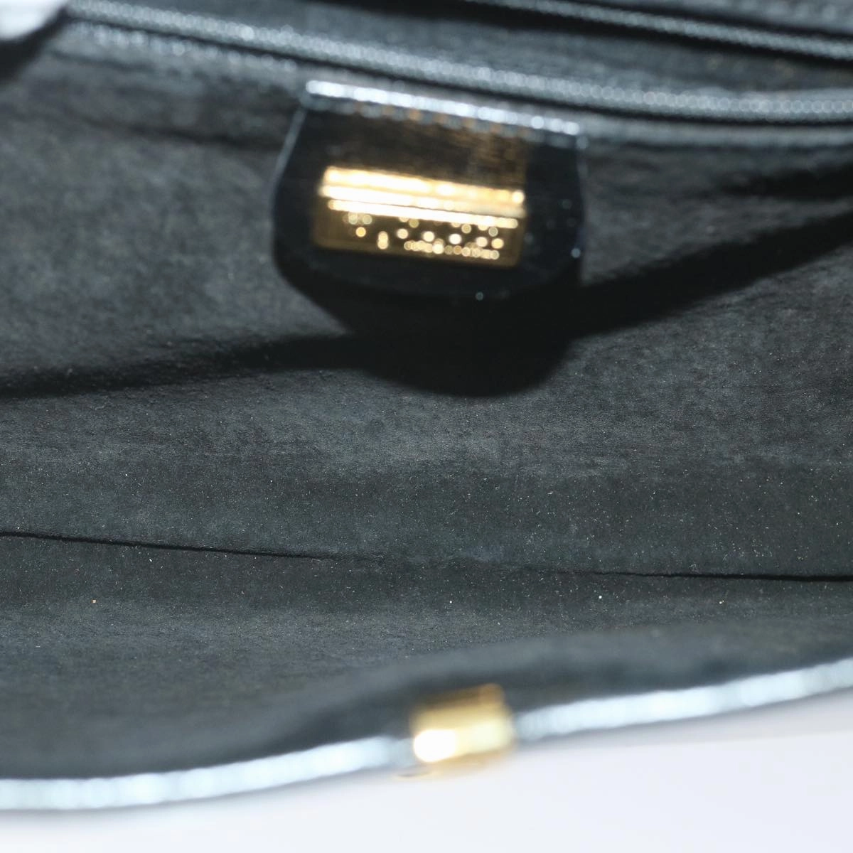 GUCCI Shoulder Bag Leather Black  57326