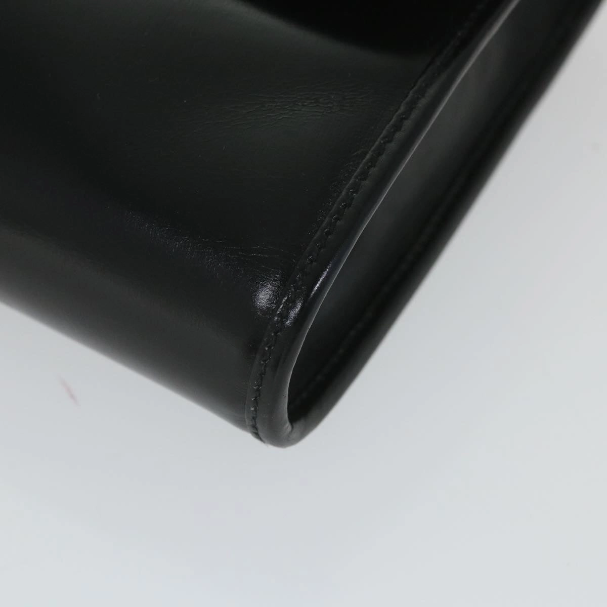 GUCCI Shoulder Bag Leather Black  57326