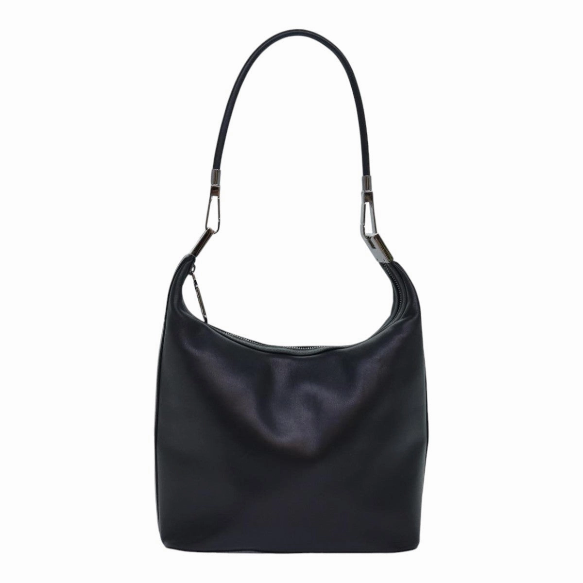 GUCCI Shoulder Bag Leather Black Silver 001 3814  ep5160