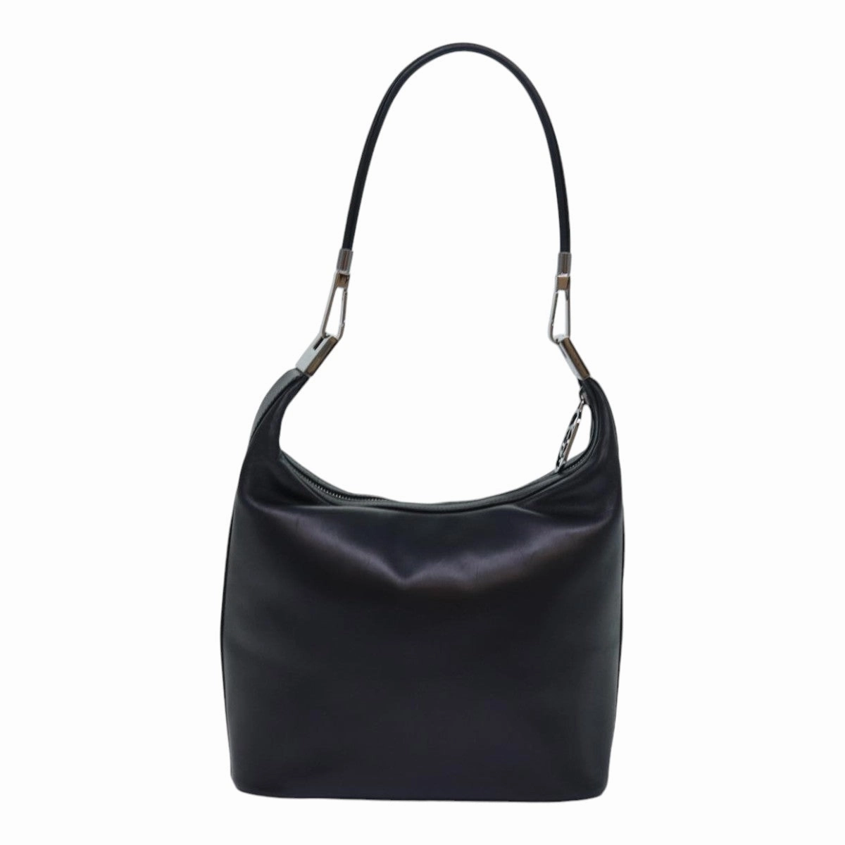 GUCCI Shoulder Bag Leather Black Silver 001 3814  ep5160